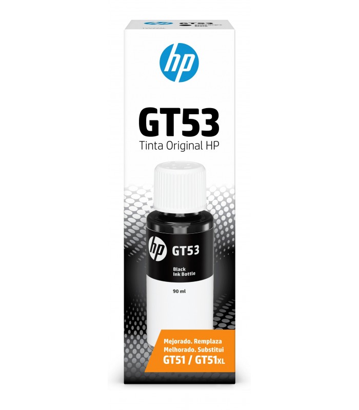 BOTELLA HPINC GT53 1VV22AL BK HP Smart 500 519 530 533 HP Deskjet 5810 5820 HP Ink 418 419 455 457/ 90ml 4000 PAG 