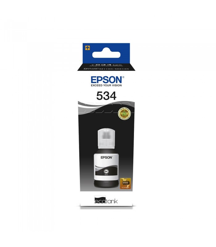 BOTELLA EPSON BK 534 T534120-AL M1100 M1120 M1180 M2140 M2170 M3170 M3180 120ml 6000 PAG