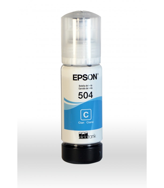 BOTELLA EPSON CY 504 /T504220-AL/ L4150/L4160/L4260/L6161/L6171/L6191/L6270/L14150  70ml