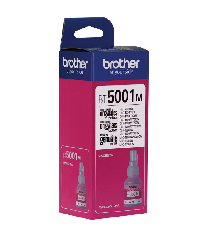 BOTELLA BROTHER BT5001M MAGENTA 41.8ML/DCP-T300/ DCP-T510W/T710W/ MFC-T910DW 5000PGS