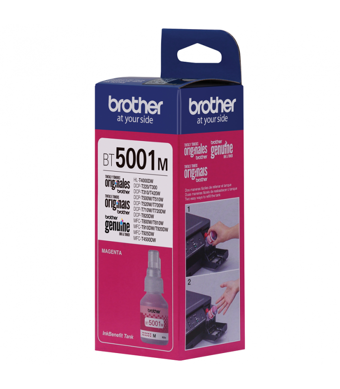 BOTELLA BROTHER BT5001M MAGENTA 41.8ML/DCP-T300/ DCP-T510W/T710W/ MFC-T910DW 5000PGS