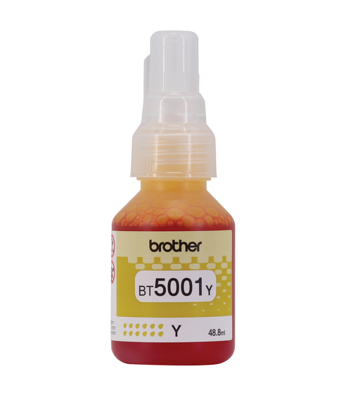 BOTELLA BROTHER BT5001Y YELLOW 41.8ML/DCP-T300/ DCP-T510W/T710W/ MFC-T910DW 5000PGS
