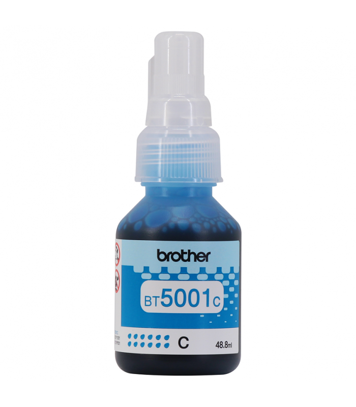 BOTELLA BROTHER BT5001C CYAN 41.8ML/DCP-T300/ DCP-T510W/T710W/ MFC-T910DW 5000PGS