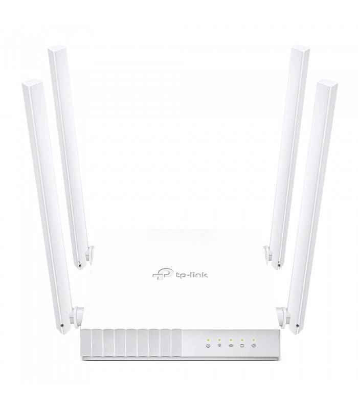 ROUTER TP-LINK ARCHER C24 AC750/DUAL BAND 2.4&5GHz/300MPPS+433MBPS/4ANTENAS/IPTV-TV 4K/4-PTOS/MR/MAP/MR