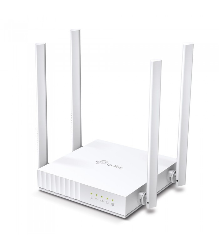 ROUTER TP-LINK ARCHER C24 AC750/DUAL BAND 2.4&5GHz/300MPPS+433MBPS/4ANTENAS/IPTV-TV 4K/4-PTOS/MR/MAP/MR