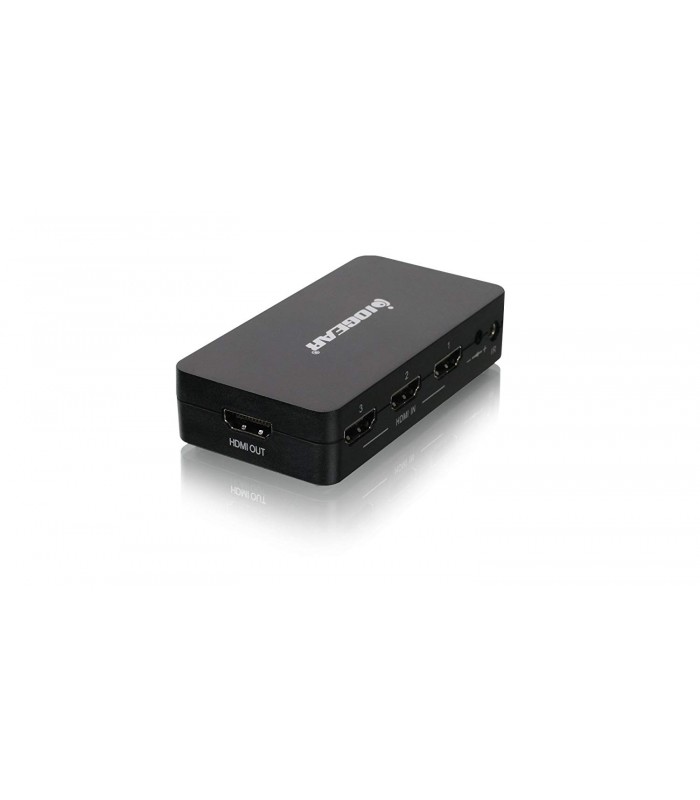 MULTIPLICADOR HDMI IOGEAR GHDSW3 3 ENTRADAS A 1 SALIDA HDMI +CONTROL REMOTO 
