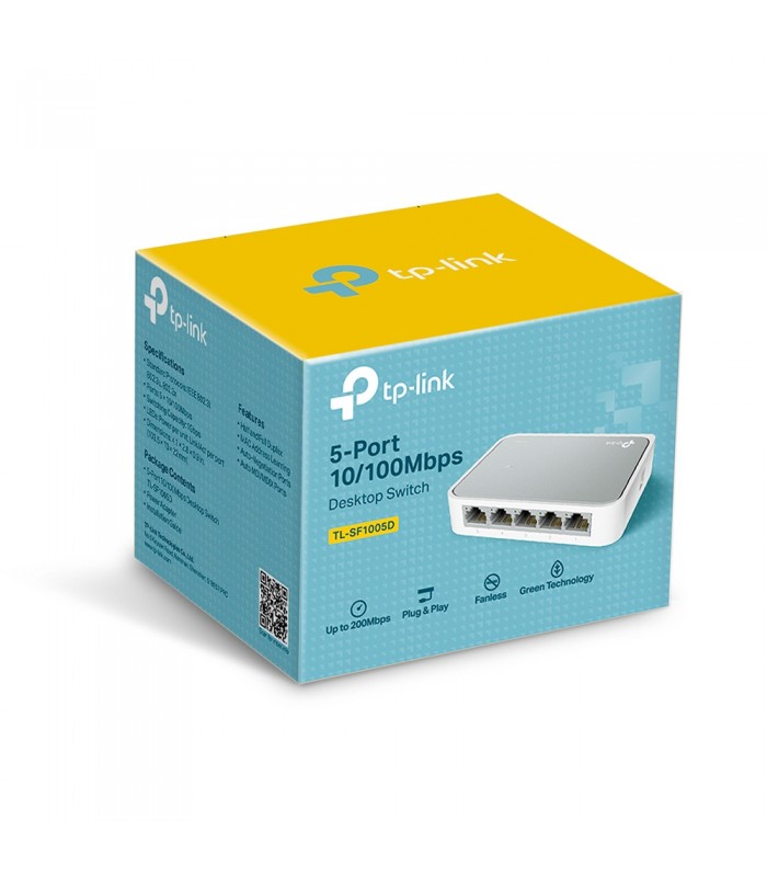SWITCH TP-LINK TL-SF1005D 5PORT RJ45 10/100Mbps ESCRITORIO