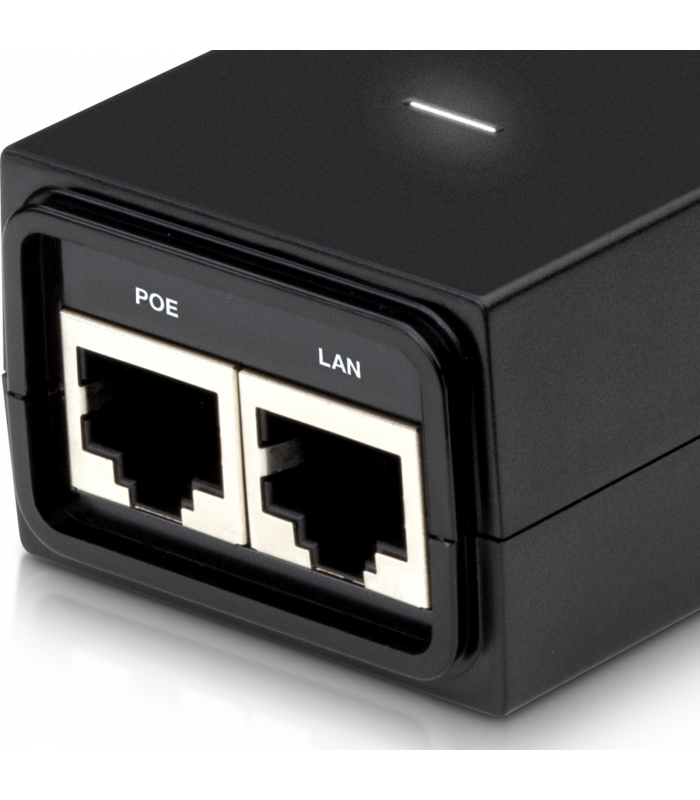 ADAPTADOR UBIQUITI POE 24V 0.5A (12W) POWER INJECTOR 100-240V~ US 50-60Hz GIGABIT LAN POE-24-12W-G