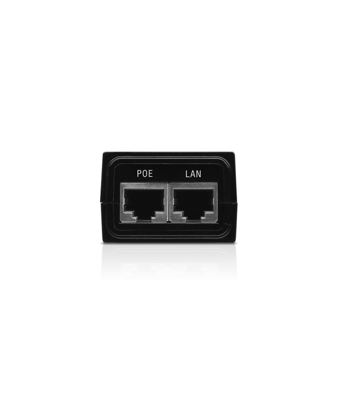 ADAPTADOR UBIQUITI POE 24V 0.5A (12W) POWER INJECTOR 100-240V~ US 50-60Hz GIGABIT LAN POE-24-12W-G
