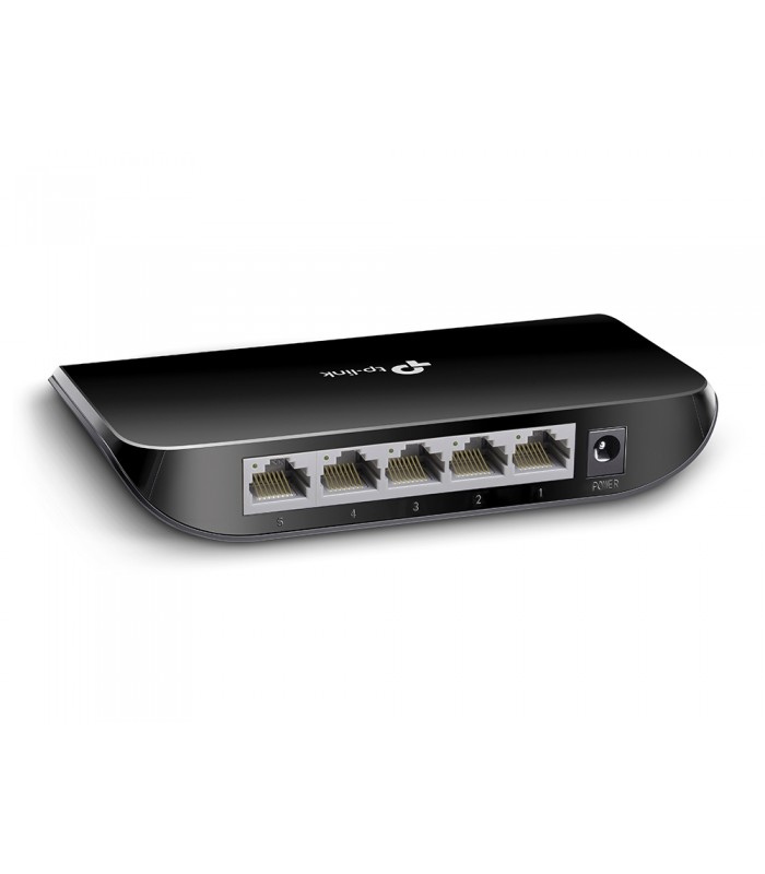 SWITCH TP-LINK TL-SG1005D 5PORT RJ45 10/100/1000Mbps/AUTO/PLUG-PLAY/HASTA 10Gbps/GIGABIT/ESCRITORIO