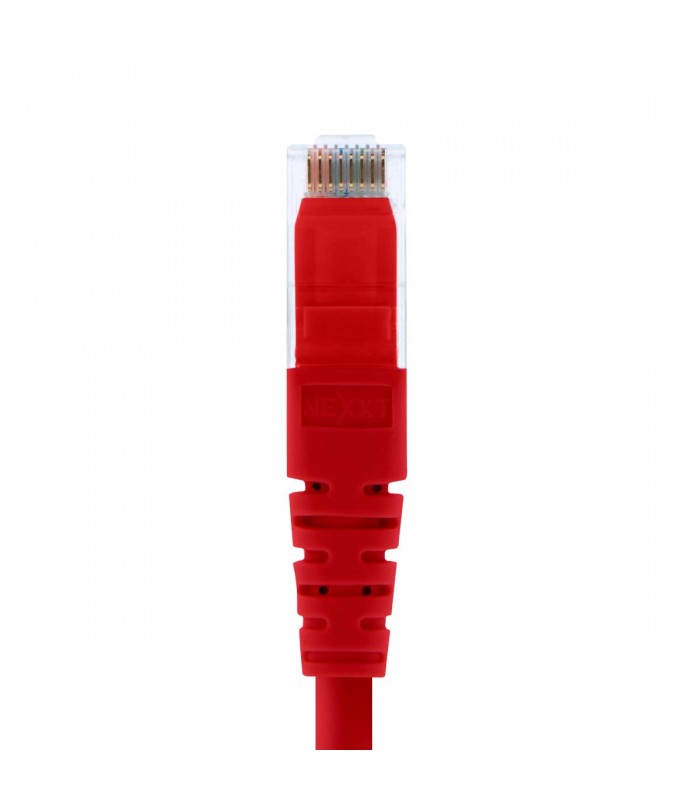 PATCH CORD NEXXT U/UTP RJ45 CAT6 1FT/RD 0.30CM RED 1000Mbps/1Gbps 250MHz 4P 24AWG CM /PCGPCC6CM01RD AB361NXT36