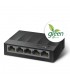 SWITCH TP-LINK LS1005G 5PORT RJ45 10/100/1000Mbps/AUTO/PLUG-PLAY/HASTA 10Gbps/GIGABIT/METALICO/ESCRITORIO