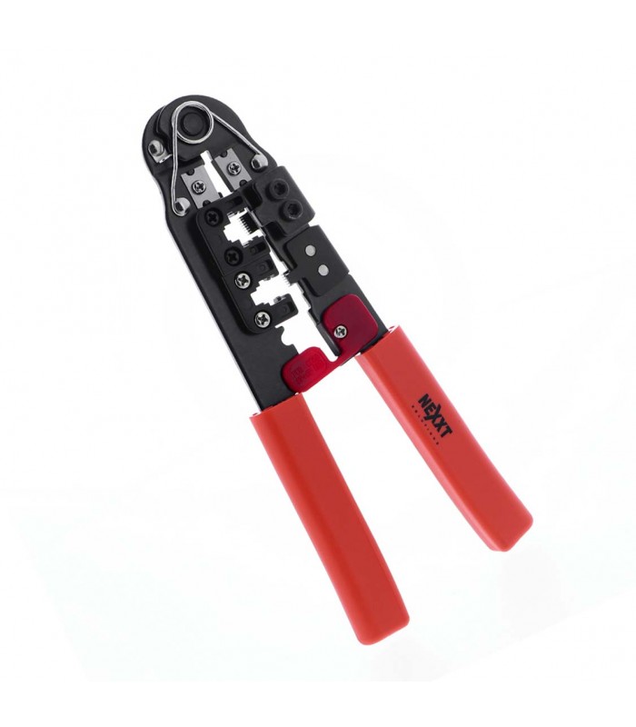 REMACHADORA NEXXT /RJ45/8P8C RJ12/6P6C RJ11/64C 6P2C/ MODULAR CON PRENSA CRIMPING TOOL/ AW250NXT05