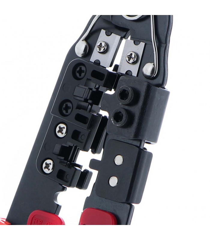 REMACHADORA NEXXT /RJ45/8P8C RJ12/6P6C RJ11/64C 6P2C/ MODULAR CON PRENSA CRIMPING TOOL/ AW250NXT05