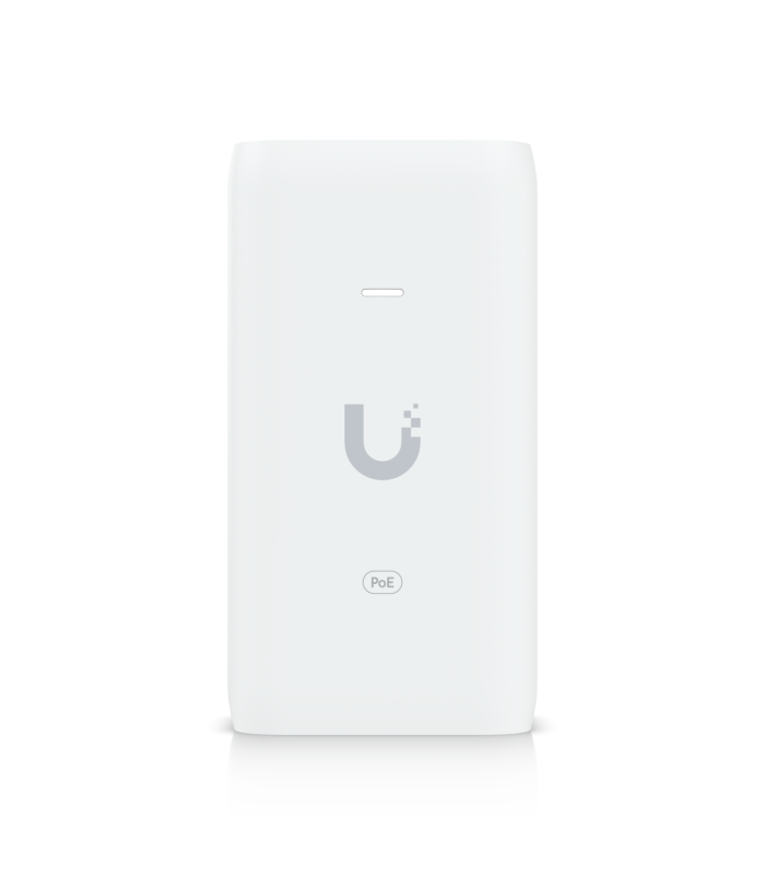 ADAPTADOR UBIQUITI POE 48V 0.32A (15W) POWER INJECTOR 100-240V~ US 50-60Hz GIGABIT LAN 802.3AF U-POE-AF WH
