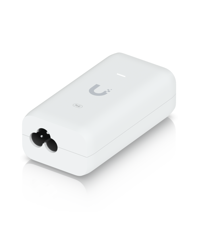 ADAPTADOR UBIQUITI POE 48V 0.32A (15W) POWER INJECTOR 100-240V~ US 50-60Hz GIGABIT LAN 802.3AF U-POE-AF WH
