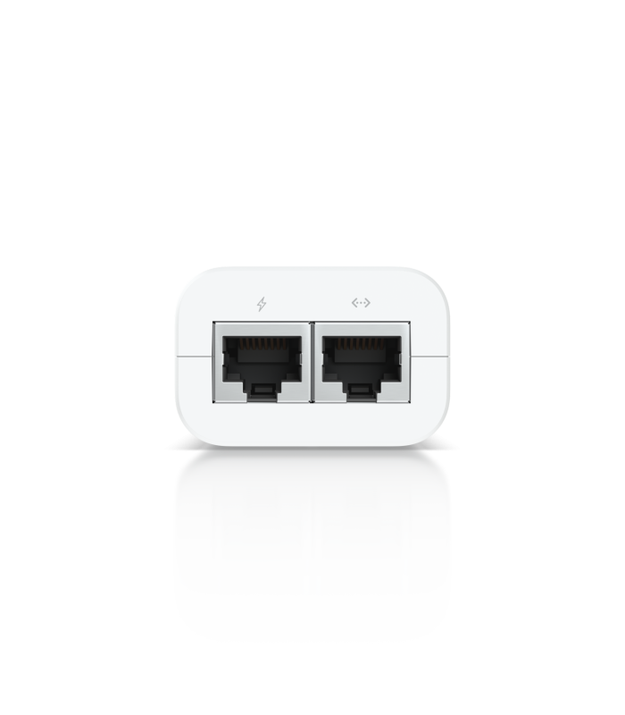 ADAPTADOR UBIQUITI POE 48V 0.32A (15W) POWER INJECTOR 100-240V~ US 50-60Hz GIGABIT LAN 802.3AF U-POE-AF WH