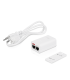 ADAPTADOR UBIQUITI POE 24V 0.3A (7W) POWER INJECTOR 100-240V~ US 50-60Hz GIGABIT LAN POE-24-7W-G-WH (Low-Power)