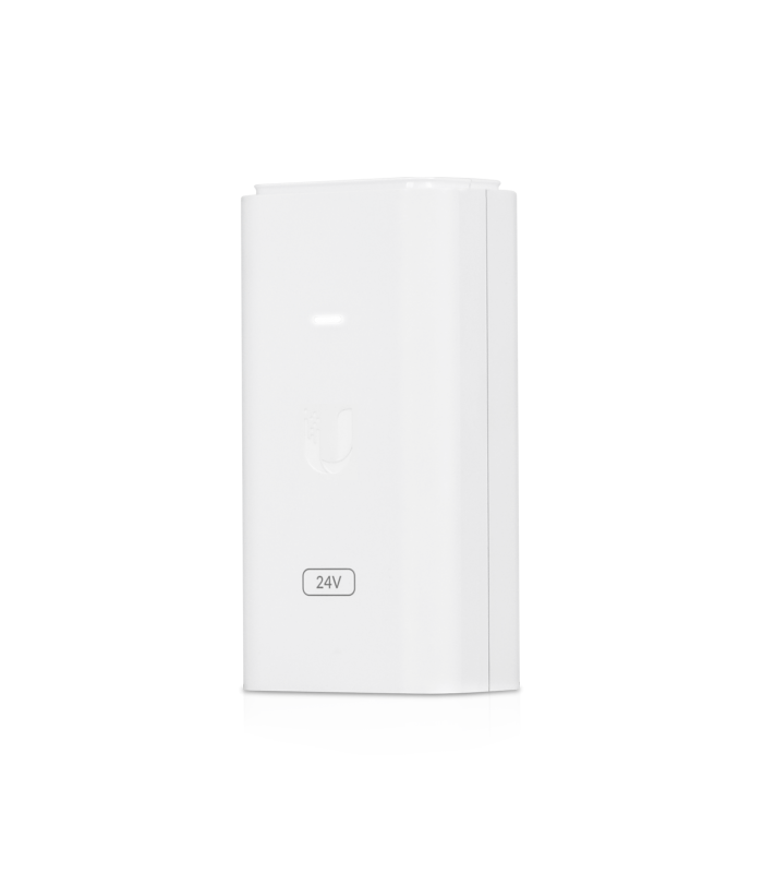 ADAPTADOR UBIQUITI POE 24V 0.3A (7W) POWER INJECTOR 100-240V~ US 50-60Hz GIGABIT LAN POE-24-7W-G-WH (Low-Power)