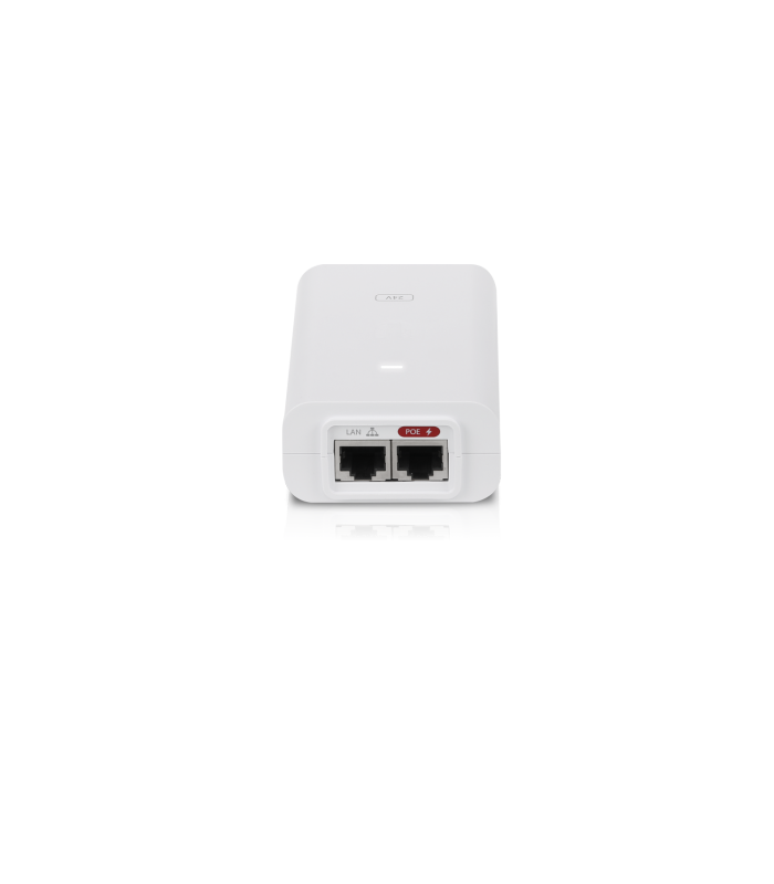 ADAPTADOR UBIQUITI POE 24V 0.3A (7W) POWER INJECTOR 100-240V~ US 50-60Hz GIGABIT LAN POE-24-7W-G-WH (Low-Power)