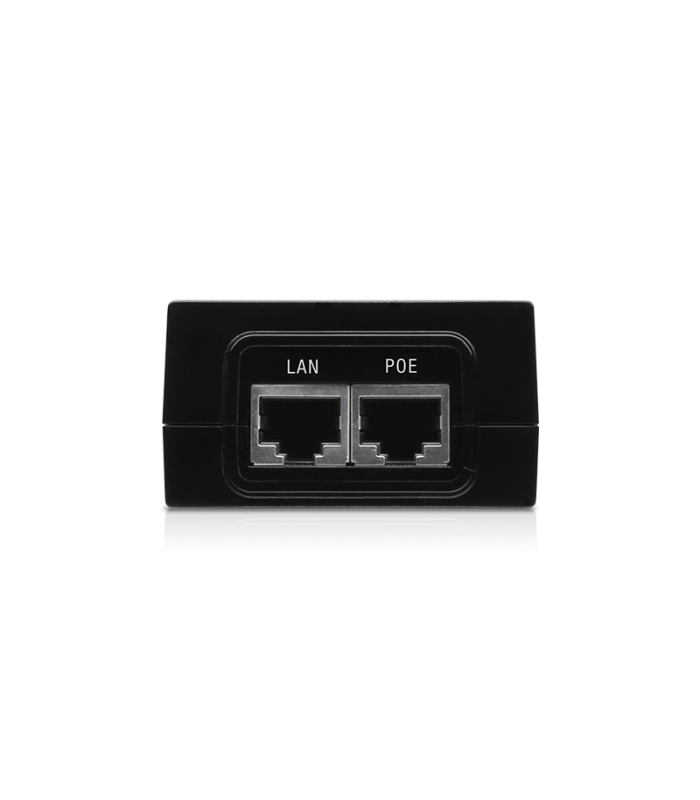 ADAPTADOR UBIQUITI POE 48V 0.5A (24W) POWER INJECTOR 100-240V~ US 50-60Hz GIGABIT LAN POE-48-24W-G