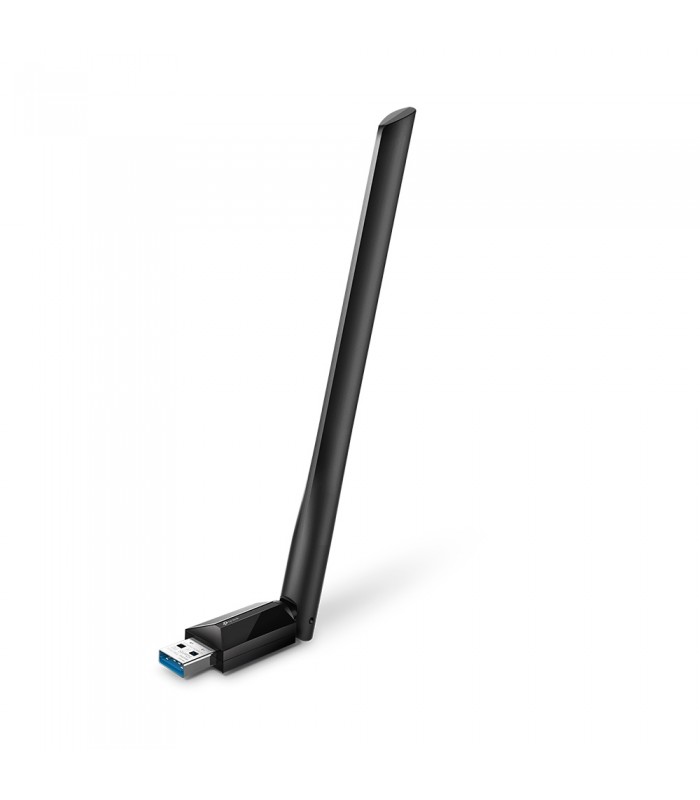 ADAPTADOR TP-LINK ARCHER T3U PLUS AC1300 USB-A INALÁMBRICO 2.4/5GHz 400-867Mbps/G-180°/MU-MIMO/USB 3.0/1ANT/ALTA GAIN/ BK