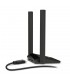 ADAPTADOR TP-LINK ARCHER T4U PLUS AC1300 USB-A INALÁMBRICO 2.4/5GHz 400-867Mbps/G-180°/MU-MIMO/USB 3.0/2ANT/5dBi ALTA GAIN/ BK