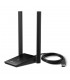 ADAPTADOR TP-LINK ARCHER T4U PLUS AC1300 USB-A INALÁMBRICO 2.4/5GHz 400-867Mbps/G-180°/MU-MIMO/USB 3.0/2ANT/5dBi ALTA GAIN/ BK