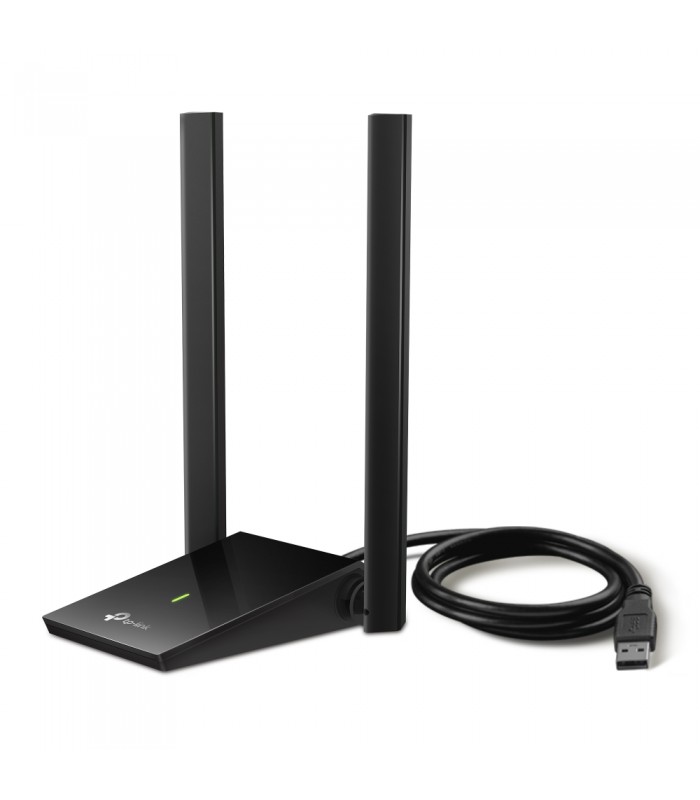 ADAPTADOR TP-LINK ARCHER T4U PLUS AC1300 USB-A INALÁMBRICO 2.4/5GHz 400-867Mbps/G-180°/MU-MIMO/USB 3.0/2ANT/5dBi ALTA GAIN/ BK