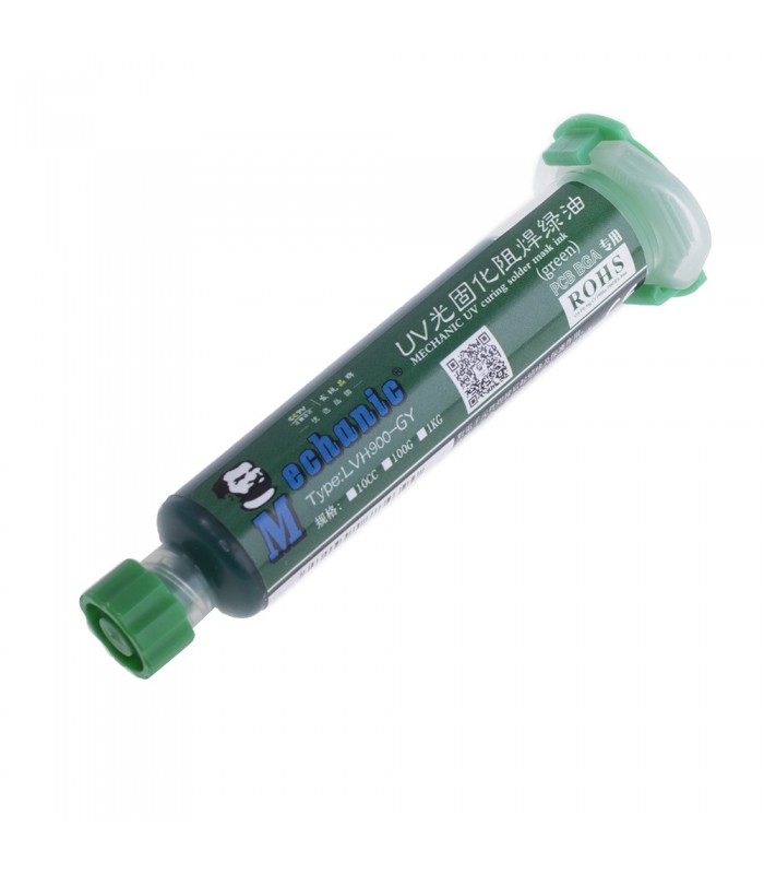 REVESTIMIENTO MECHANIC LY-UVH900 10ML UV VERDE  PARA CURADO PCB