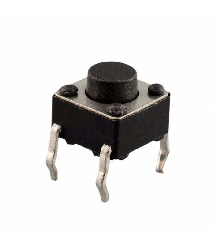 PULSADOR DE 4 PINES ON/OFF 6*6*5mm / PCB