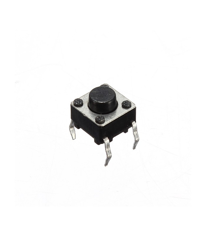 PULSADOR DE 4 PINES ON/OFF 6*6*4.3mm / PCB