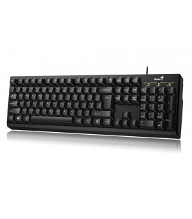 TECLADO GENIUS SMART KB-100 USB-A ALAMBRICO 1.5M NEGRO ESPAÑOL PC