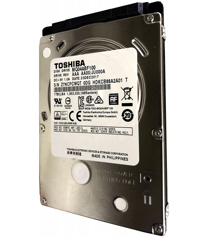 HDD TOSHIBA 1TB 2.5" 7mm SATA III, 6GBIT/S, 5400RPM, 128MB NOTEBOOK