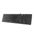TECLADO GENIUS SLIMSTAR 126 NEGRO MULTIMEDIA USB ESPAÑOL PC