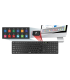 TECLADO GENIUS SLIMSTAR 126 NEGRO MULTIMEDIA USB ESPAÑOL PC