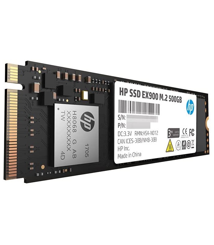 SSD HP EX900 500GB M.2 2280 NVMe PCIe 3.0 x4 Gen 3 3D NAND TLC / TBW 200 / 2100-1500/RW 2YY44AAABB