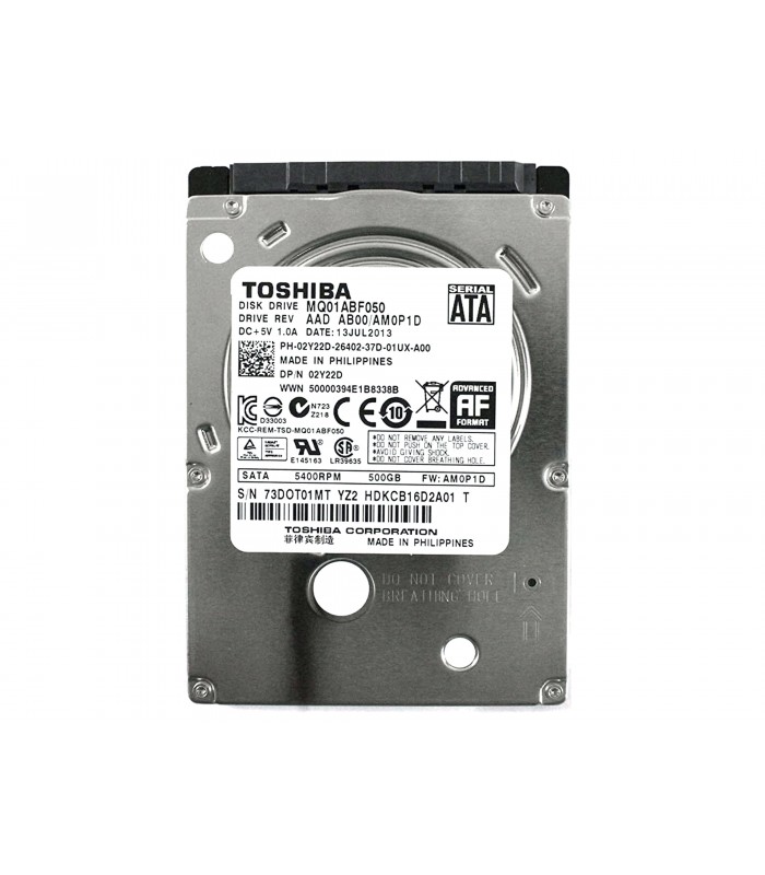 HDD TOSHIBA 500GB 2.5" 7mm SATA III,6Gbit/s 8MB 5400RPM NOTEBOOK/  778186-005