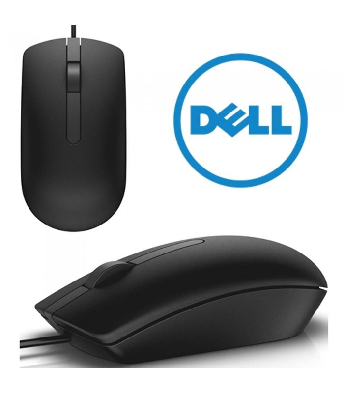 MOUSE DELL MS116-BK USB ALAMBRICO 1000Dpi PC NEGRO 065K5F ORIG.