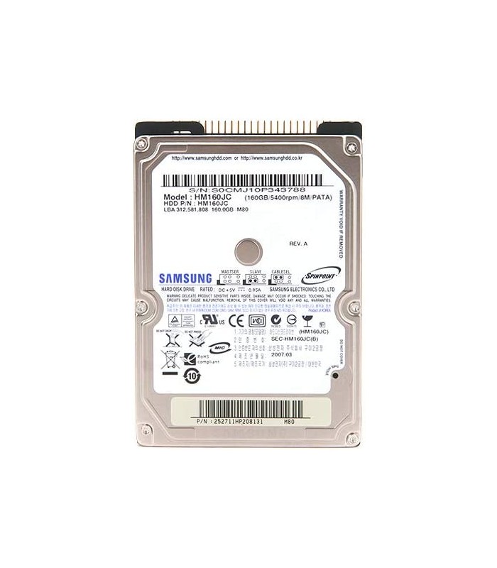 HDD SAMSUNG 160GB 2.5" IDE  NOTEBOOK