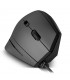 MOUSE KLIP XTREME KMO-505 KREST ERGONOMICO VERTICAL 6BOTONES USB ALAMBRICO PC NEGRO