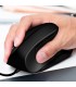 MOUSE KLIP XTREME KMO-506 KROWN ERGONOMICO VERTICAL 6BOTONES USB ALAMBRICO PC NEGRO