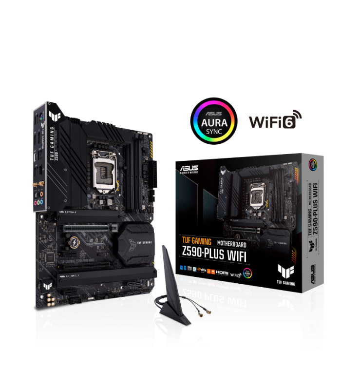 MBO ASUS TUF GAMING Z590-PLUS WIFI/LGA1200/4XDDR4 5333/6XSATA/8X USB/WiFi6/1X DP/1X HDMI/2X PCIE4.0, 3.0/3X M.2/ 10TH 11TH 