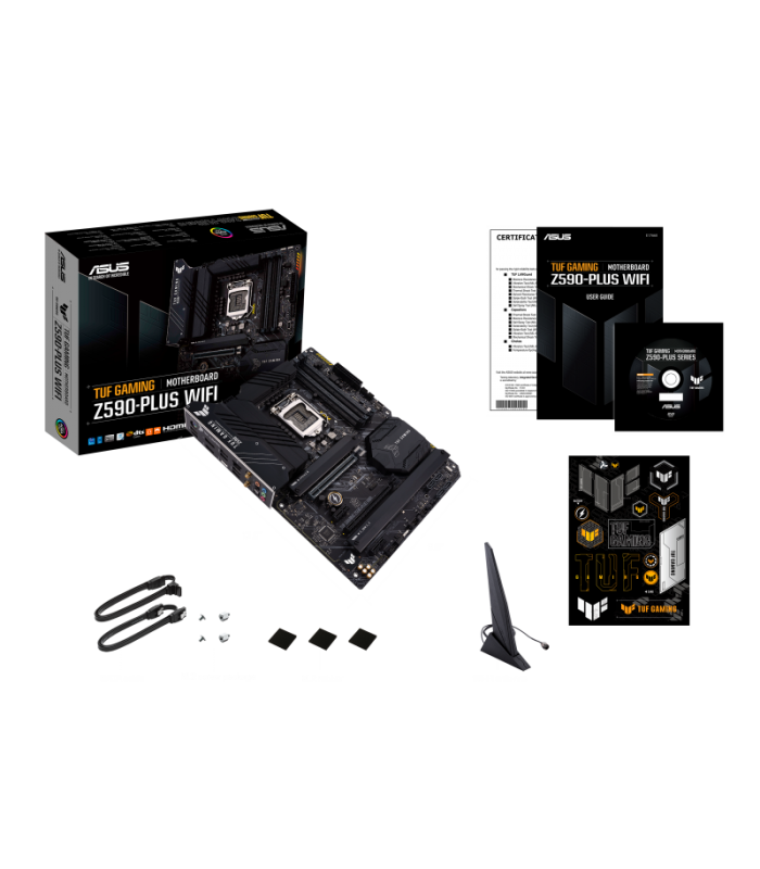 MBO ASUS TUF GAMING Z590-PLUS WIFI/LGA1200/4XDDR4 5333/6XSATA/8X USB/WiFi6/1X DP/1X HDMI/2X PCIE4.0, 3.0/3X M.2/ 10TH 11TH 