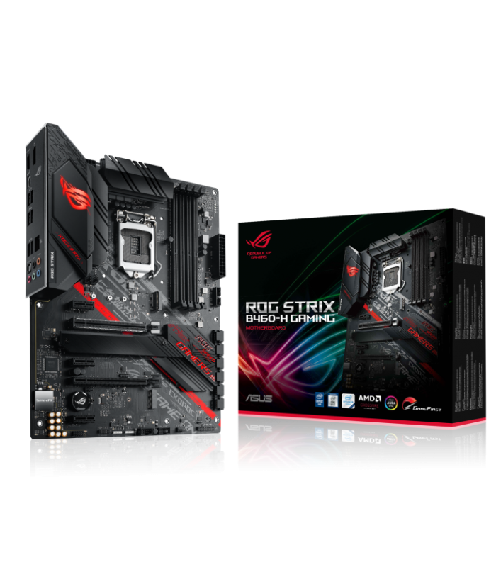MBO ASUS ROG STRIX B460-H GAMING /ATX/LGA1200/4xDDR4 2933/6XSATA/7X USB/1GbLAN/1X DP/1X HDMI/5X PCIE3/2X M.2/5XAudio/ 10TH 