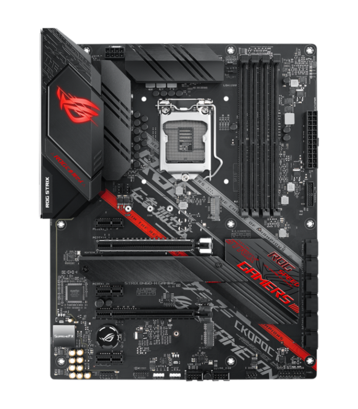 MBO ASUS ROG STRIX B460-H GAMING /ATX/LGA1200/4xDDR4 2933/6XSATA/7X USB/1GbLAN/1X DP/1X HDMI/5X PCIE3/2X M.2/5XAudio/ 10TH 