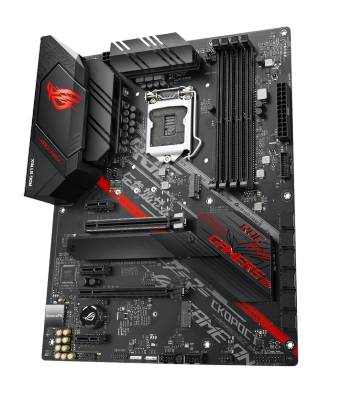 MBO ASUS ROG STRIX B460-H GAMING /ATX/LGA1200/4xDDR4 2933/6XSATA/7X USB/1GbLAN/1X DP/1X HDMI/5X PCIE3/2X M.2/5XAudio/ 10TH 