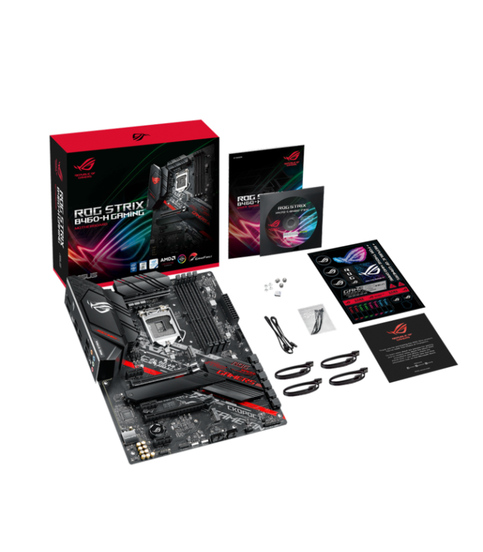 MBO ASUS ROG STRIX B460-H GAMING /ATX/LGA1200/4xDDR4 2933/6XSATA/7X USB/1GbLAN/1X DP/1X HDMI/5X PCIE3/2X M.2/5XAudio/ 10TH 