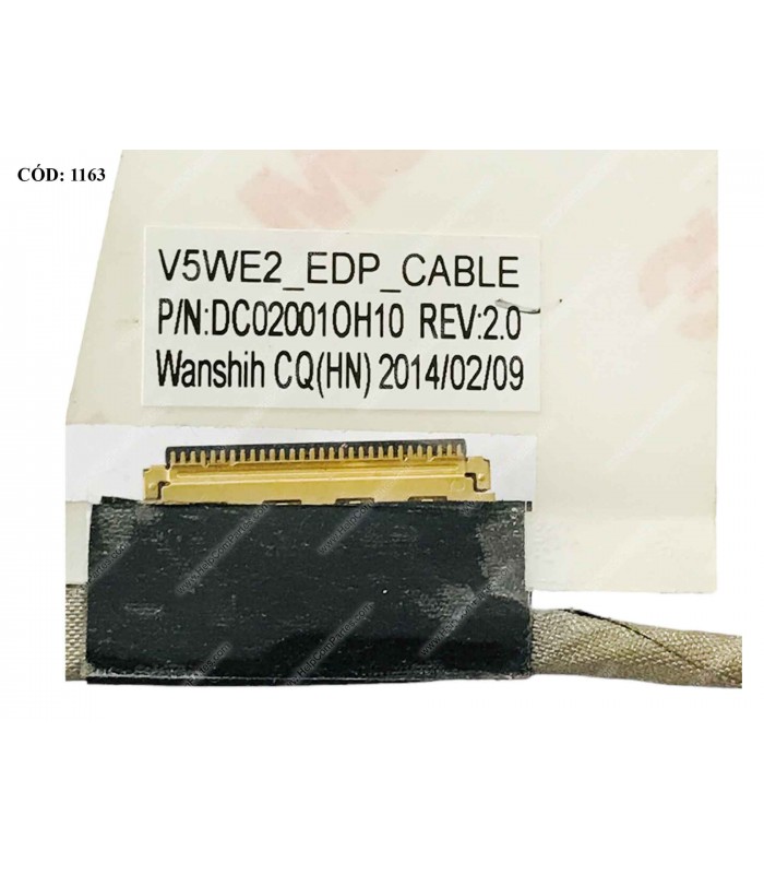 FLEX LCD ACER E1-510 E1-510P E1-530 E1-530G E1-532 E1-470P SERIES 30PIN DC02001OH10 ORIG.