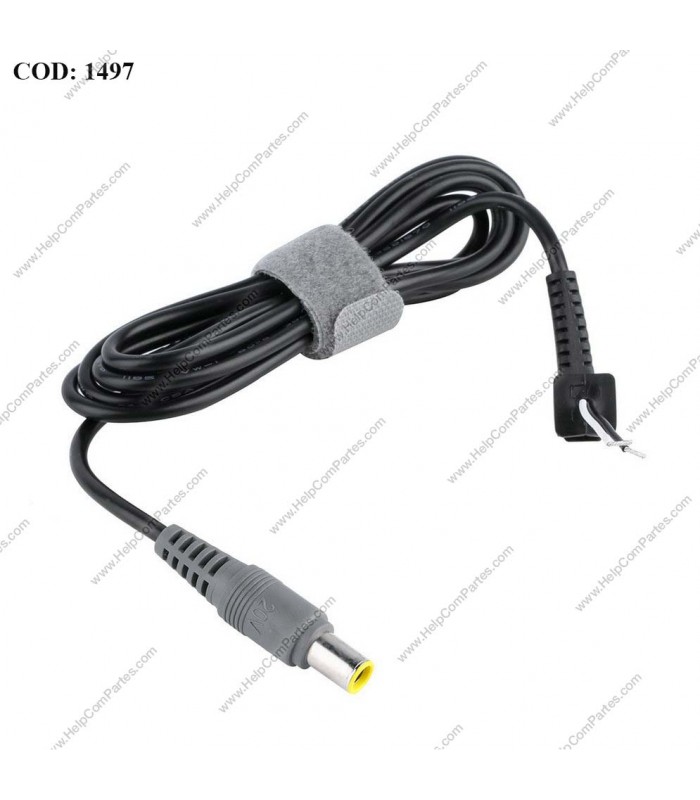 DC CORDS IBM/LENOVO 20V --- 4.5A / 7.9*1.0*5.5mm / PIN CENTRAL AMARILLO